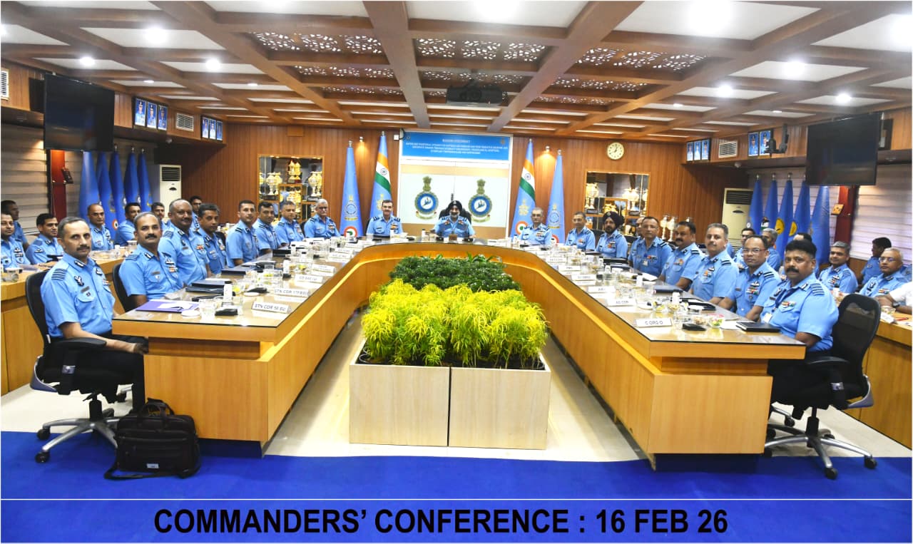 CAS Air Chief Marshal AP Singh Visited HQ SAC for Annual Commnaders’ Conference